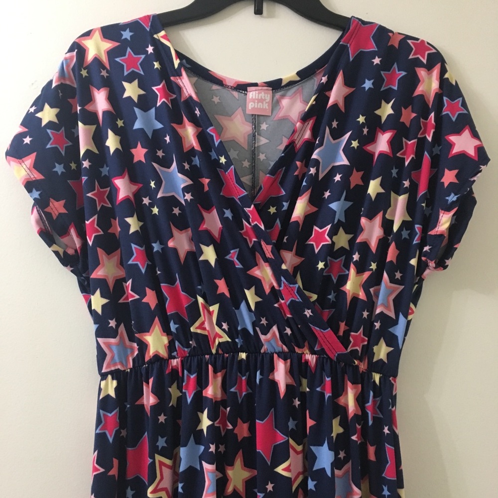 Navy Maxi Dress with Stars